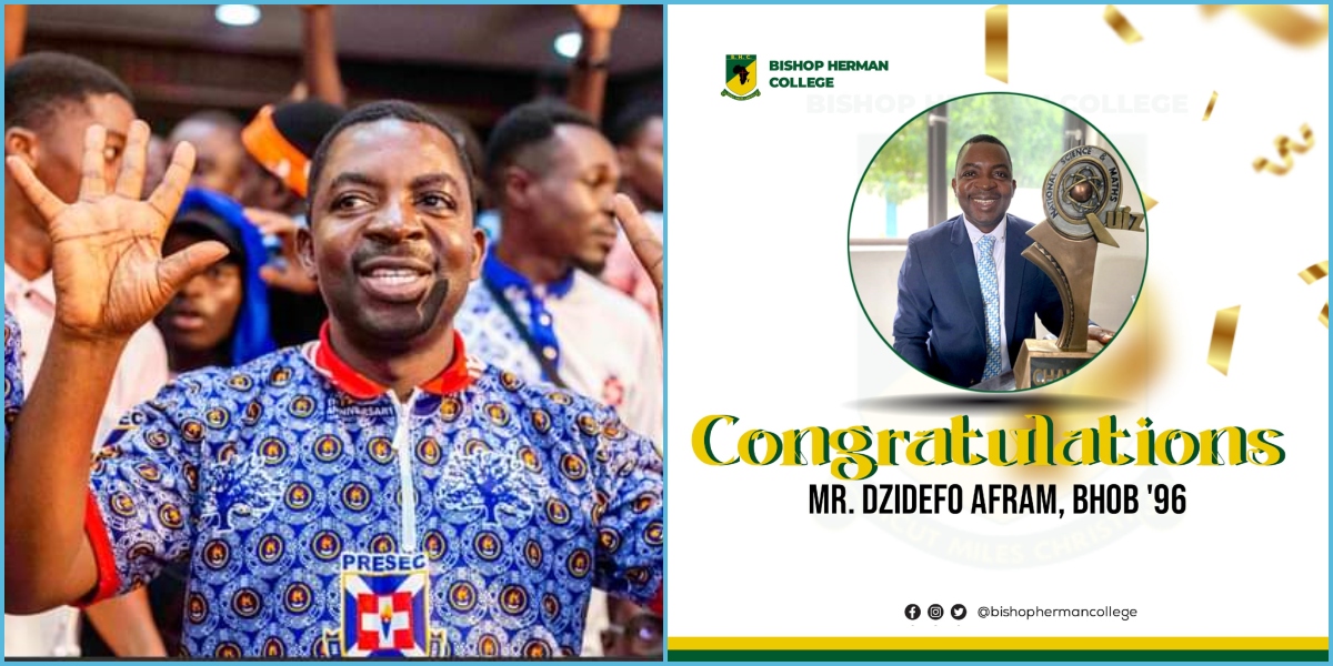 Bishop Herman College congratulates old student, Dzidefo Afram who led PRESEC to win 8th NSMQ title