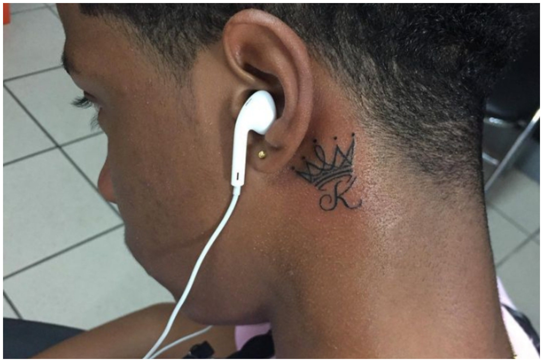 Ink'dom Tattoos - Small , simple yet eye-catching neck... | Facebook