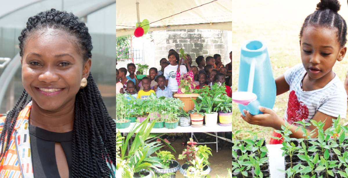 Meet Ghanaian CEO saving the world with her business of teaching kids to garden
