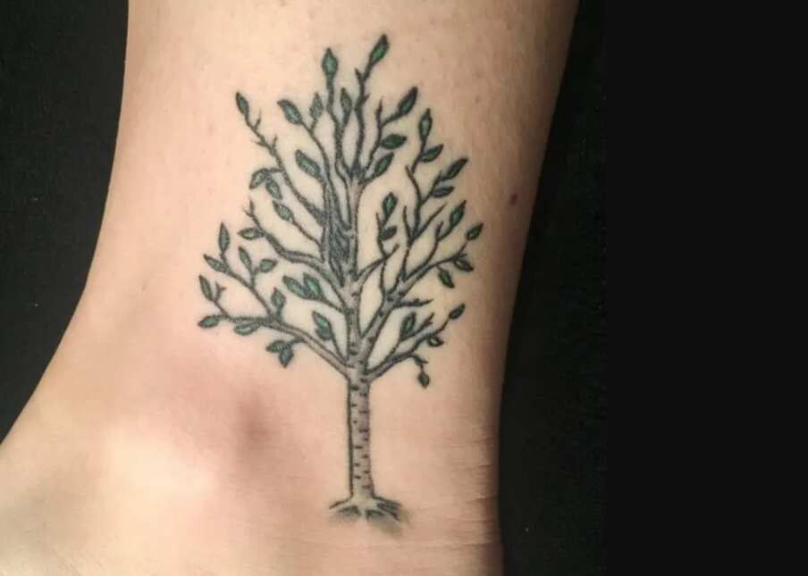 feminine unique tree of life tattoo