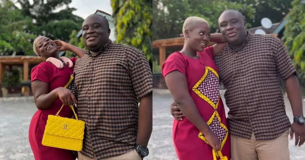 Tik Tok queen Asantewaa drops romantic video; celebrates husband's b'day in lovely style