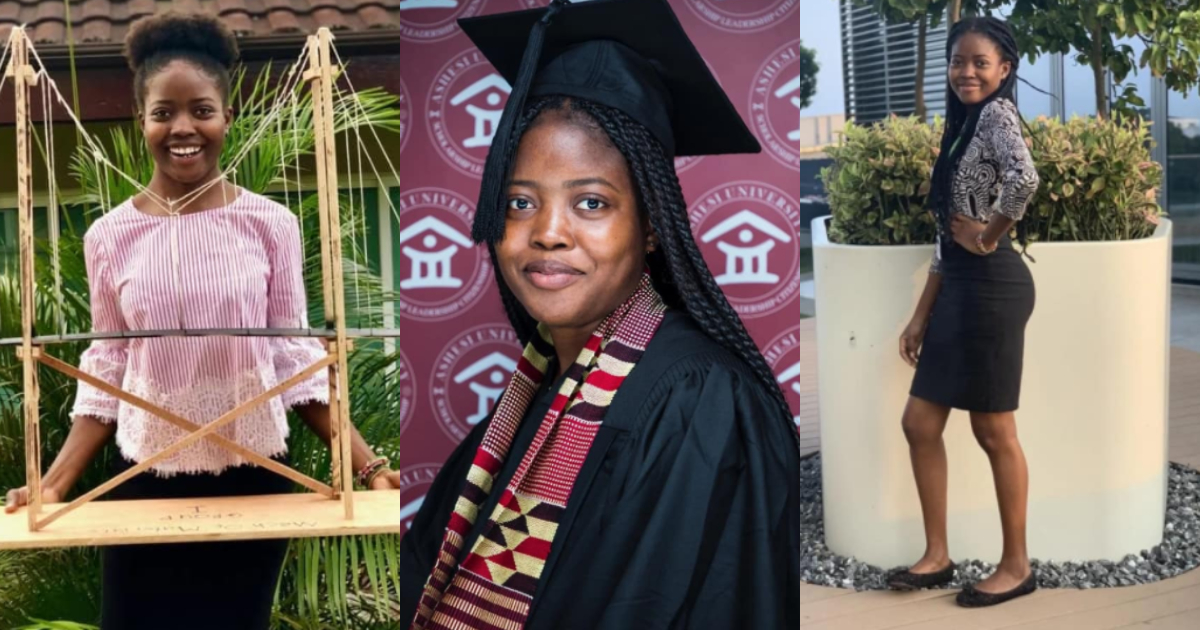 Brilliant student graduates with distinction as she bags degree in Mechanical Engineering from Ashesi