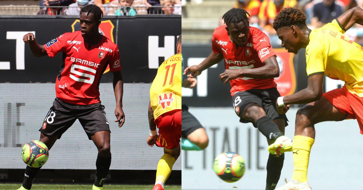 Kamaldeen Sulemana scores brilliant goal in Ligue 1debut for French side Rennes