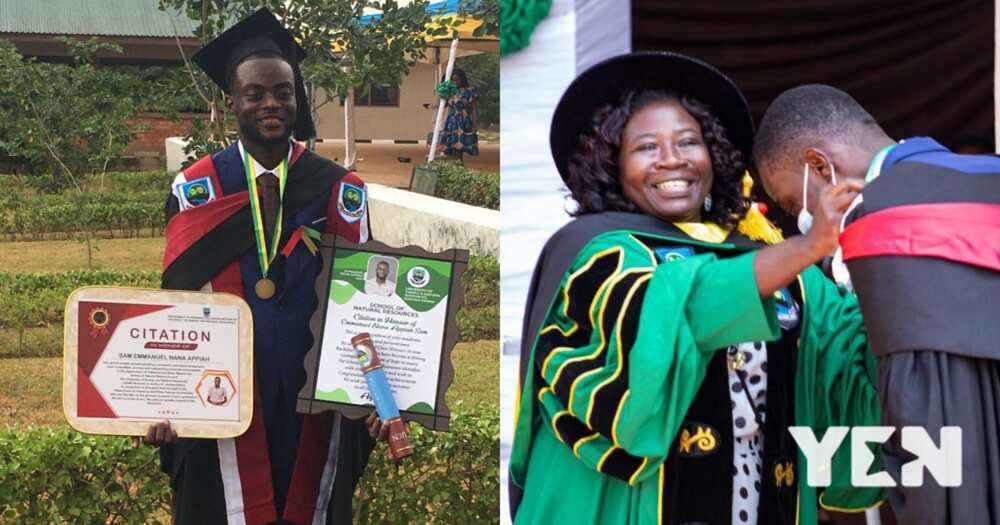 Man denied KNUST cert with 14 trails turns top graduating student at UENR after 4 more years