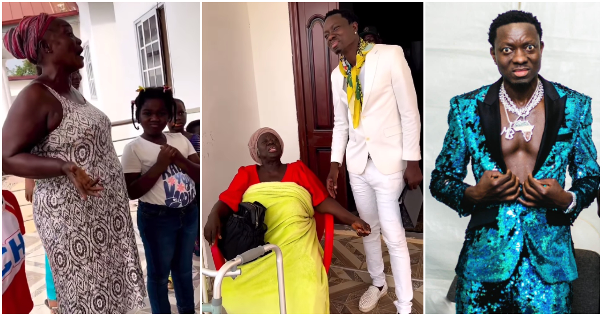 Video captures Michael Blackson and his lookalike mom; fans amazed by their resemblance