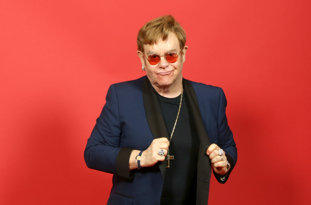 Elton John at the 2021 iHeartRadio Music Awards