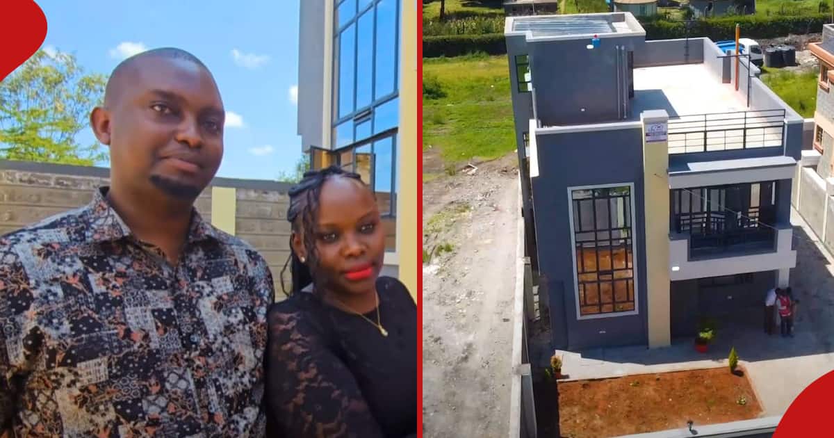 Young Kenyan couple builds stunning GH¢630,600 mansion in four months