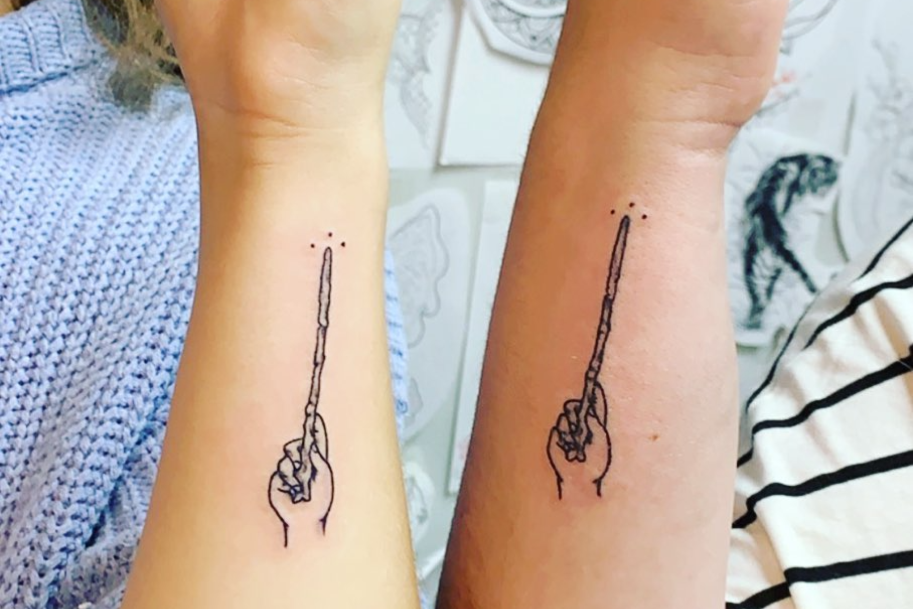 Harry Potter Red Arrow with wings After Long Time Design Temporary Wat –  Temporarytattoowala