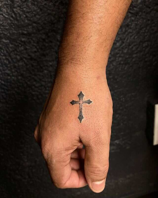 Cross tattoos for men