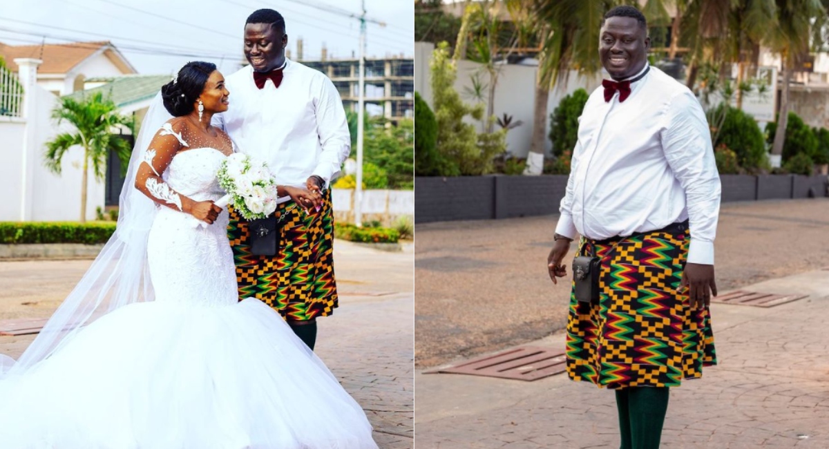 Jaden Haab: Man takes fashion to another level; wears 'skirt' during his wedding (Photos)