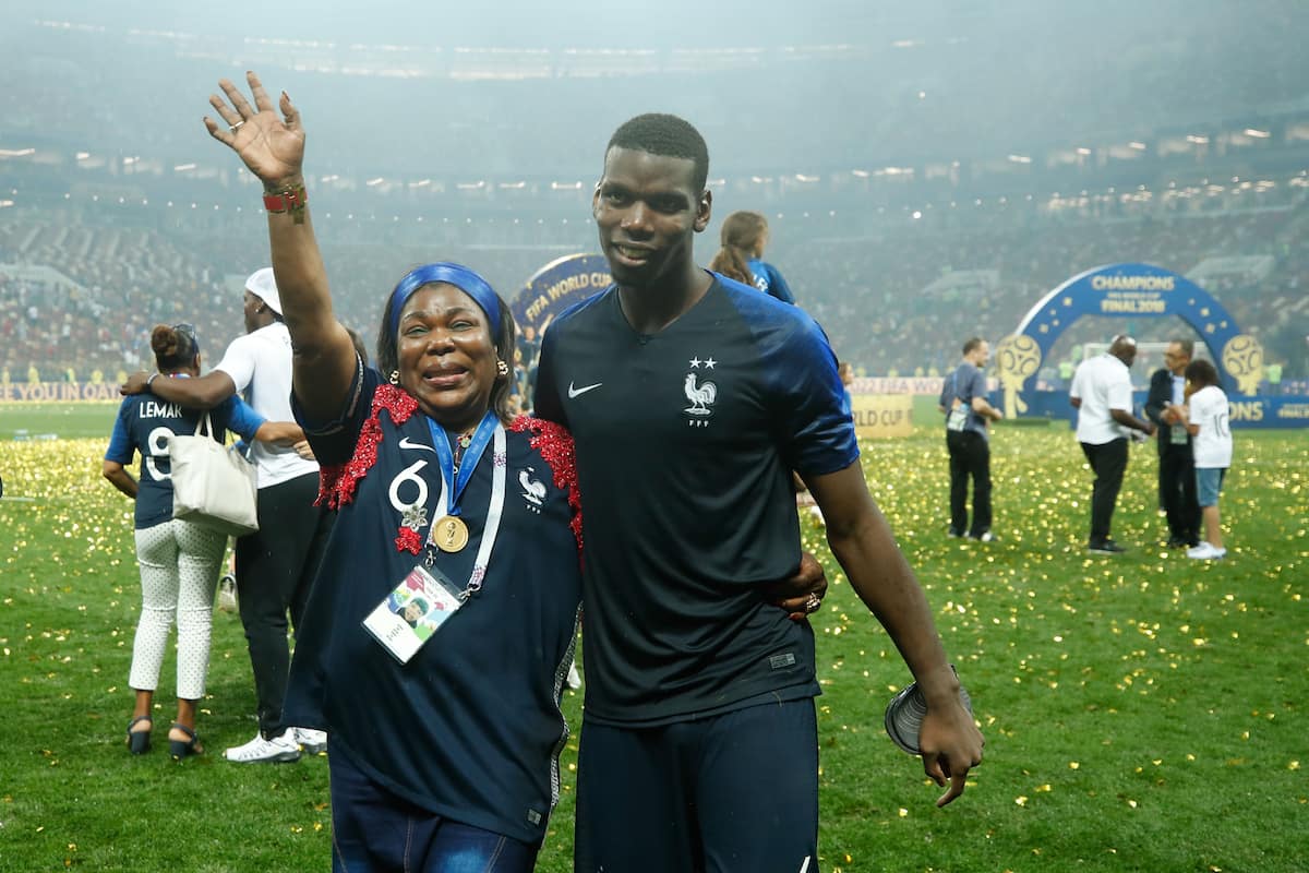 Paul Pogba and mother