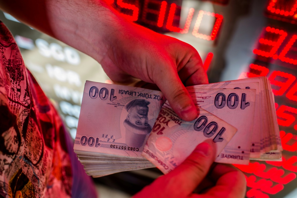 The Turkish lira had been propped up by the central bank before the presidential election