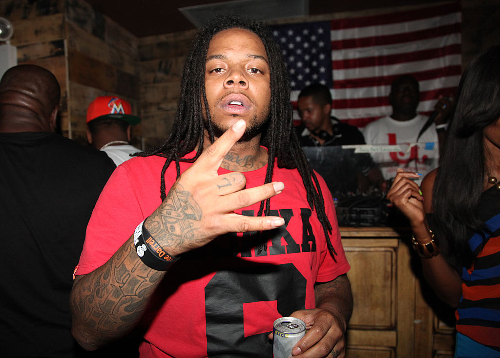 Drill rapper King Louie attends The 5 Meet And Greet event at The High Life.