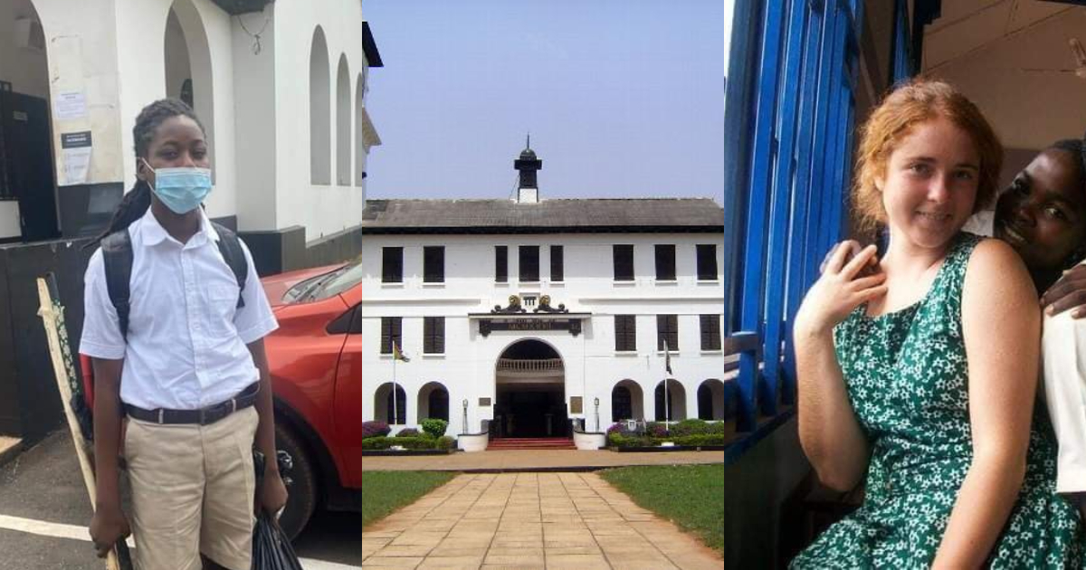 Ghanaians react as photos drop of some Achimota students who have kept their hair