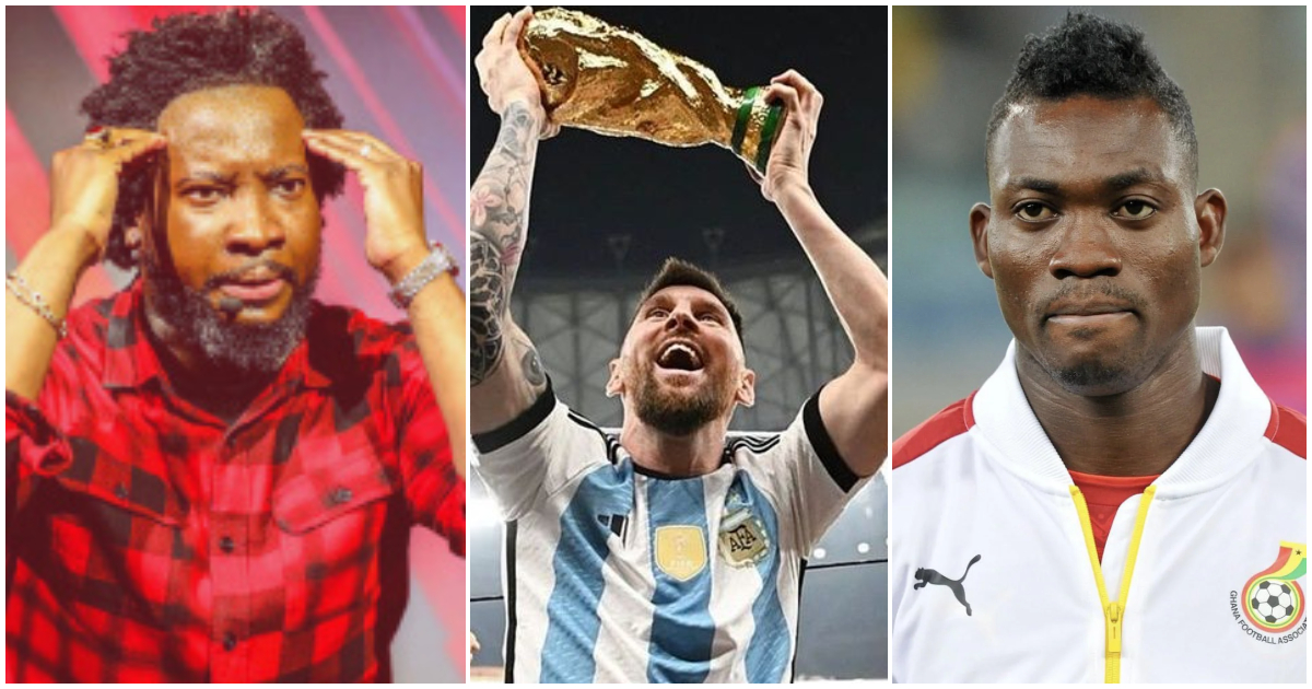 Sonnie Badu, Lionel Messi and Christian Atsu