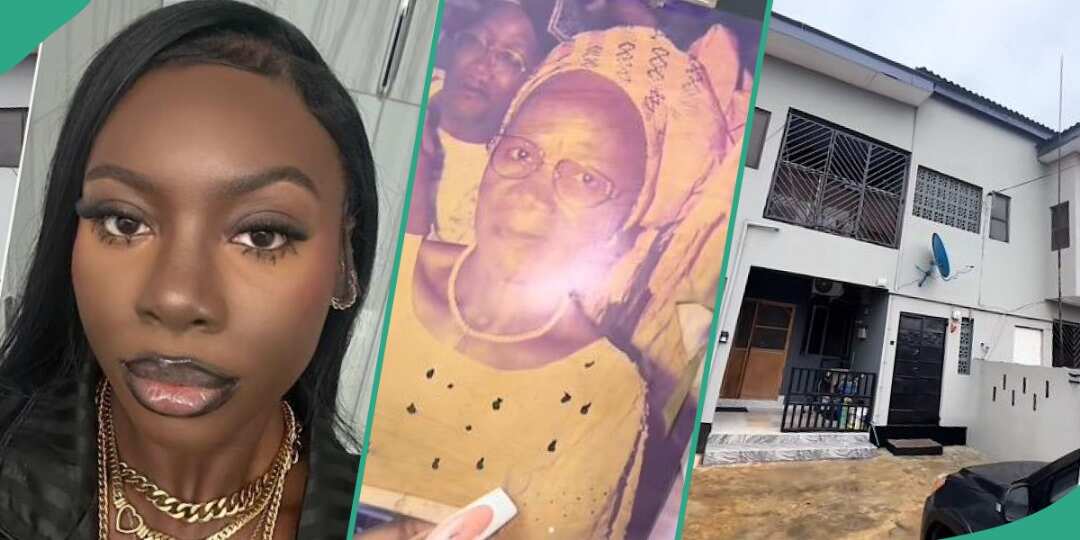 Lady visits her late grandma's house after years abroad