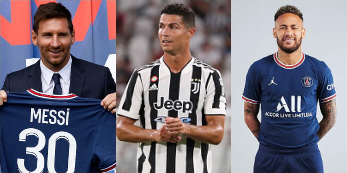Ronaldo drops from 2nd to 5th highest paid footballer after move to Man United