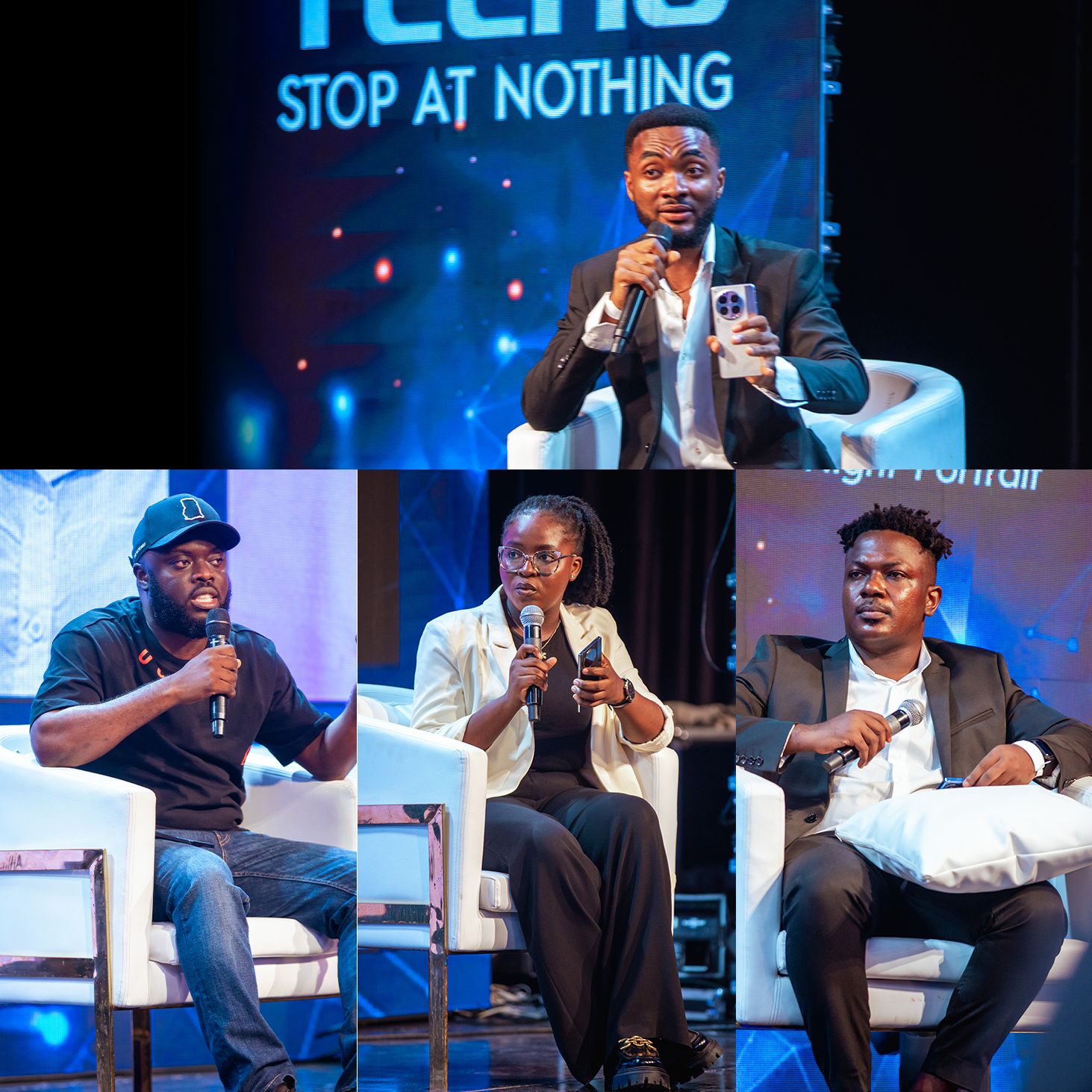 Ghanaian Celebrities at the unveiling of TECNO CAMON 30 Series