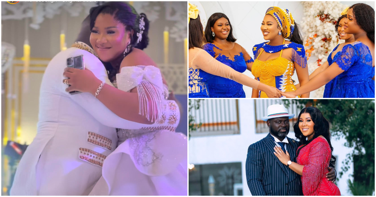 Wedding Trends: Plus-Size Ghanaian Groom Looks Dashing In A White Suit Designed With Shiny Gold Rhinestones