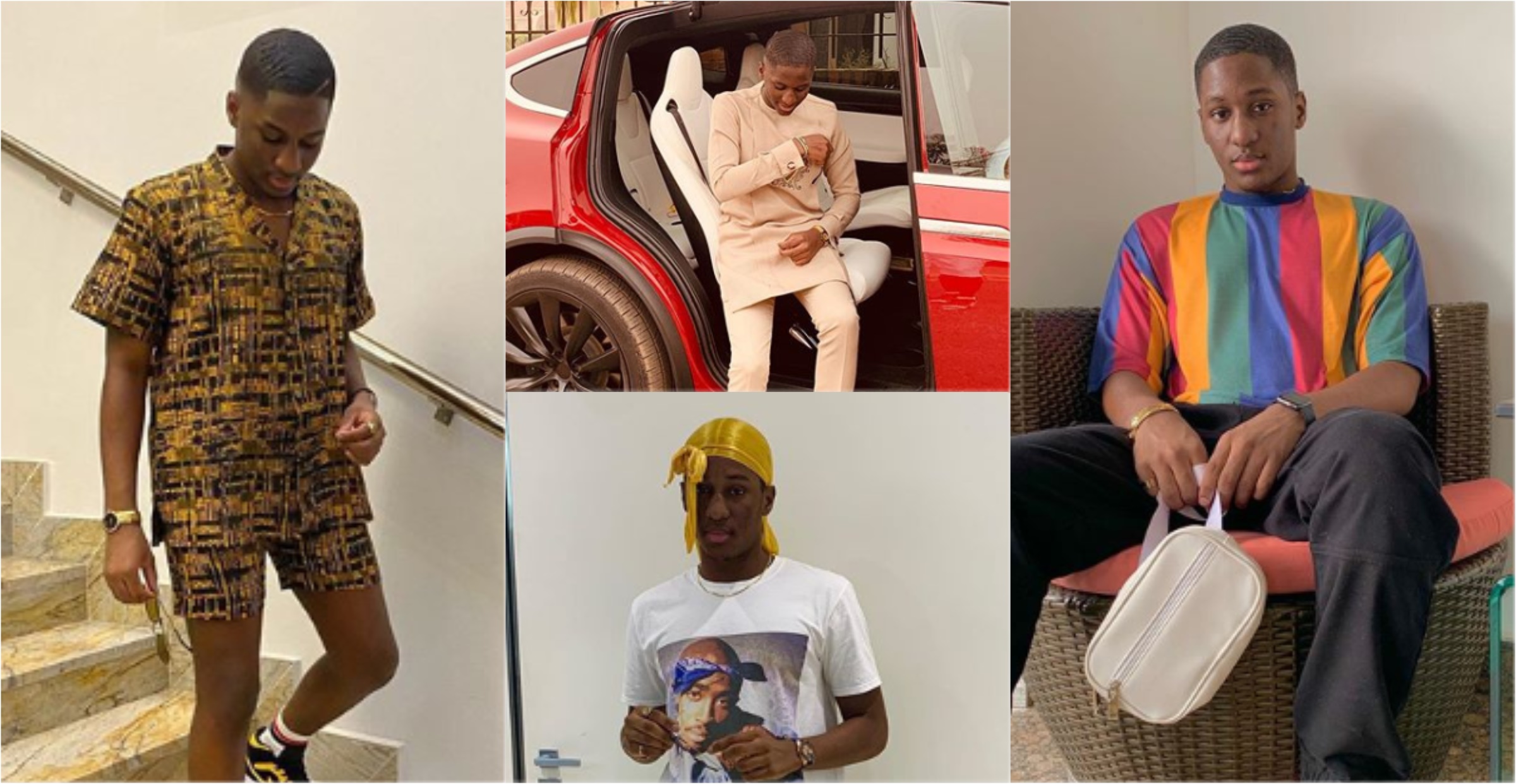Saahene Osei: Despite's 18 year-old son shows off expensive car in new photo
