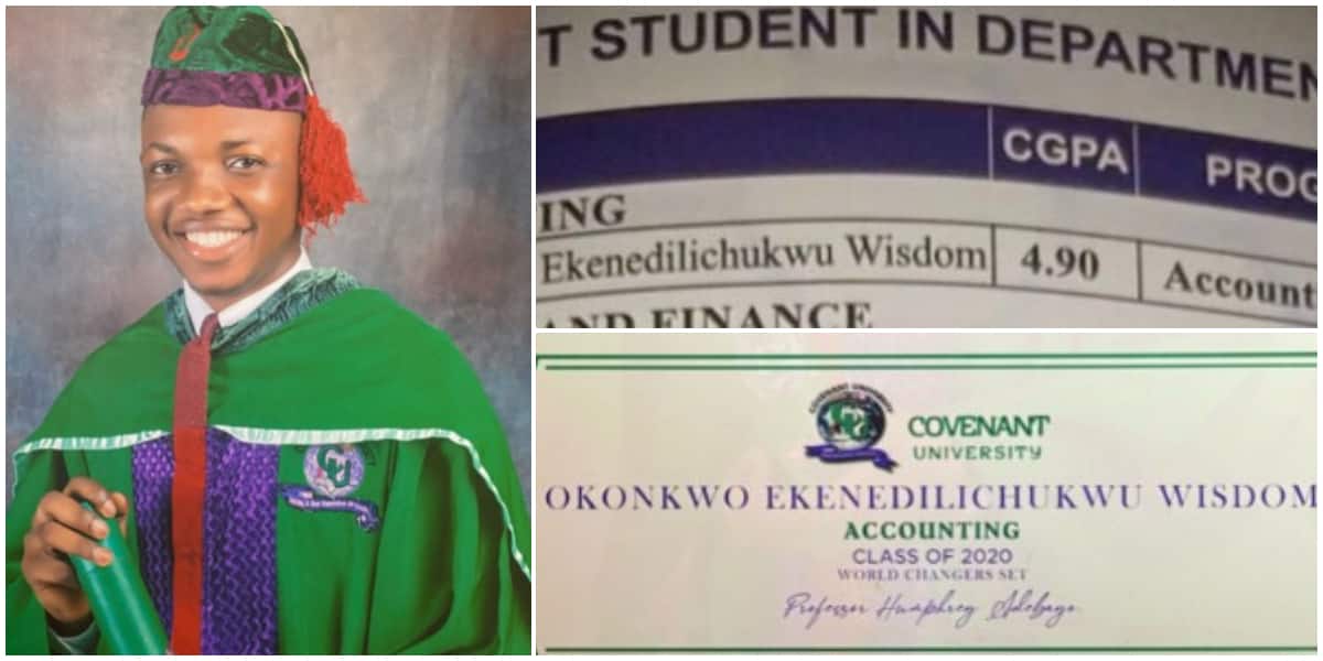 Young Nigerian Man Emerges Best Graduating Accounting Student, see His Other Impressive Achievements