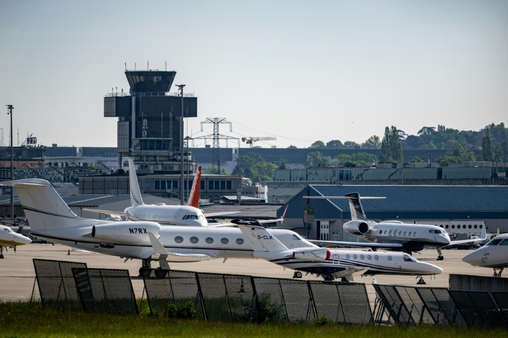 File picture: jets parked on the tarmac of Geneva Airport