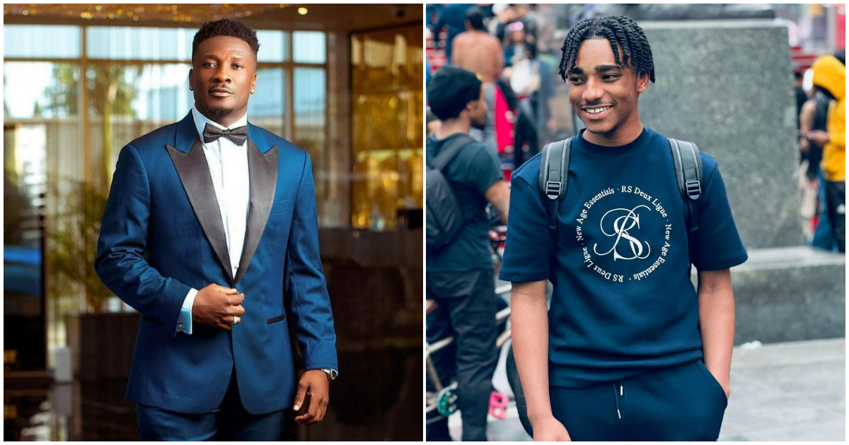 Asamoah Gyan's son Fredrick Gyan flaunts star-studded outfit on his birthday, many fans react