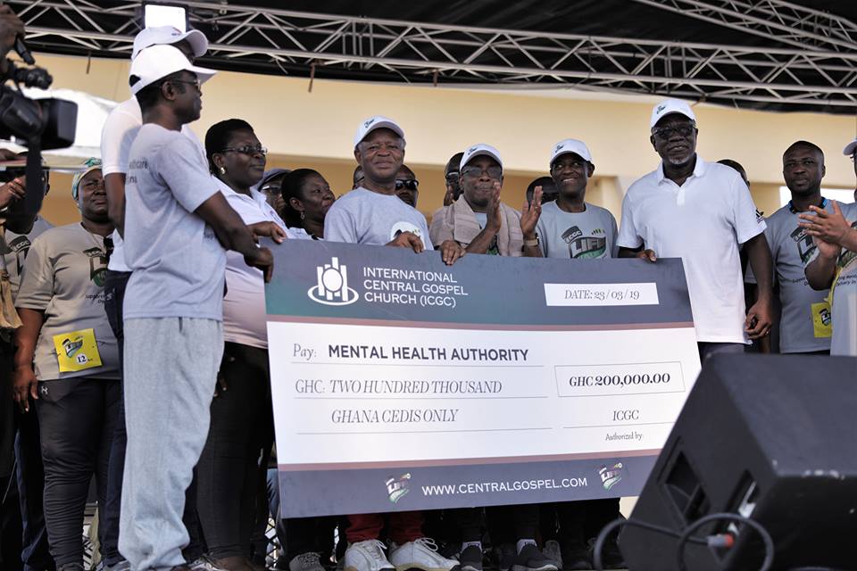 ICGC donates GHC 200,000 to Mental Health Authority