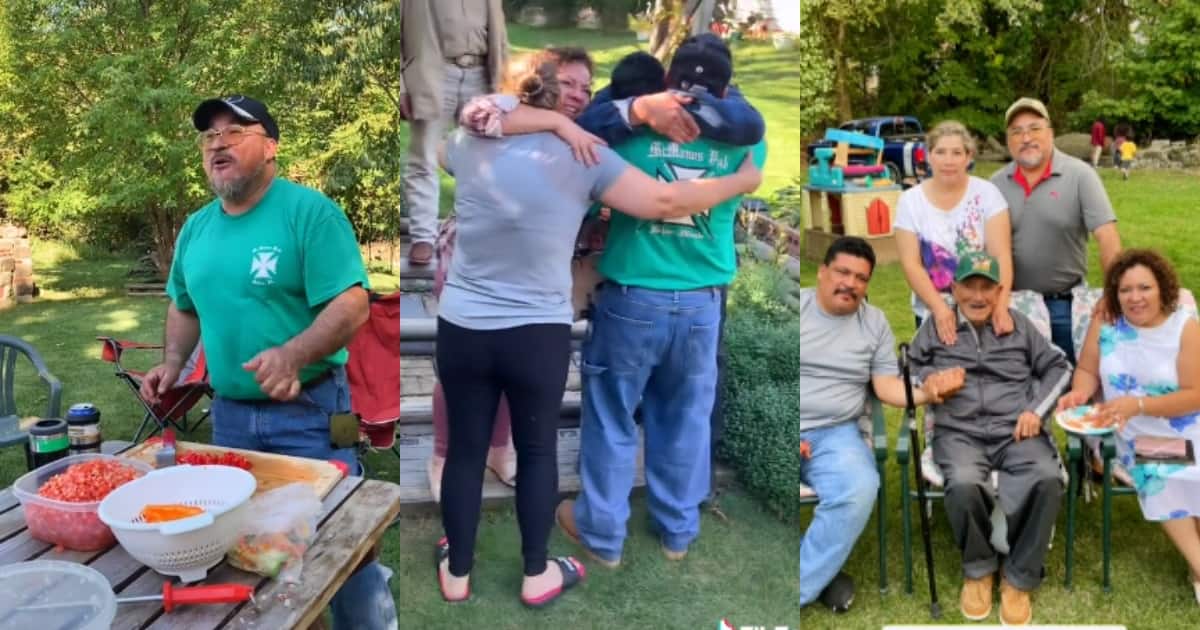 Man Sheds Tears of Joy after Reuniting with His Siblings on His Birthday 20 Years Later