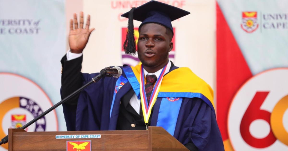 GH student is valedictorian of UCC's College of Agriculture and Natural Sciences, peeps praise him