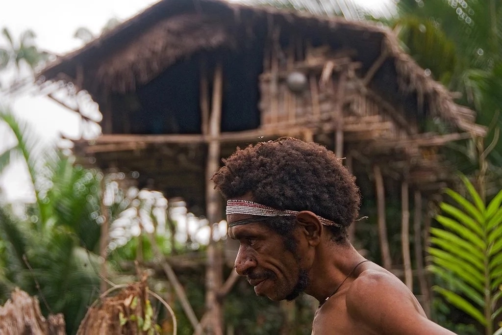 The Korowai are a secretive tribe. Photo: Daily Mail
