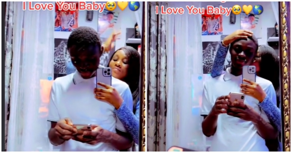 Lady flaunts new iPhone her guy bought for her