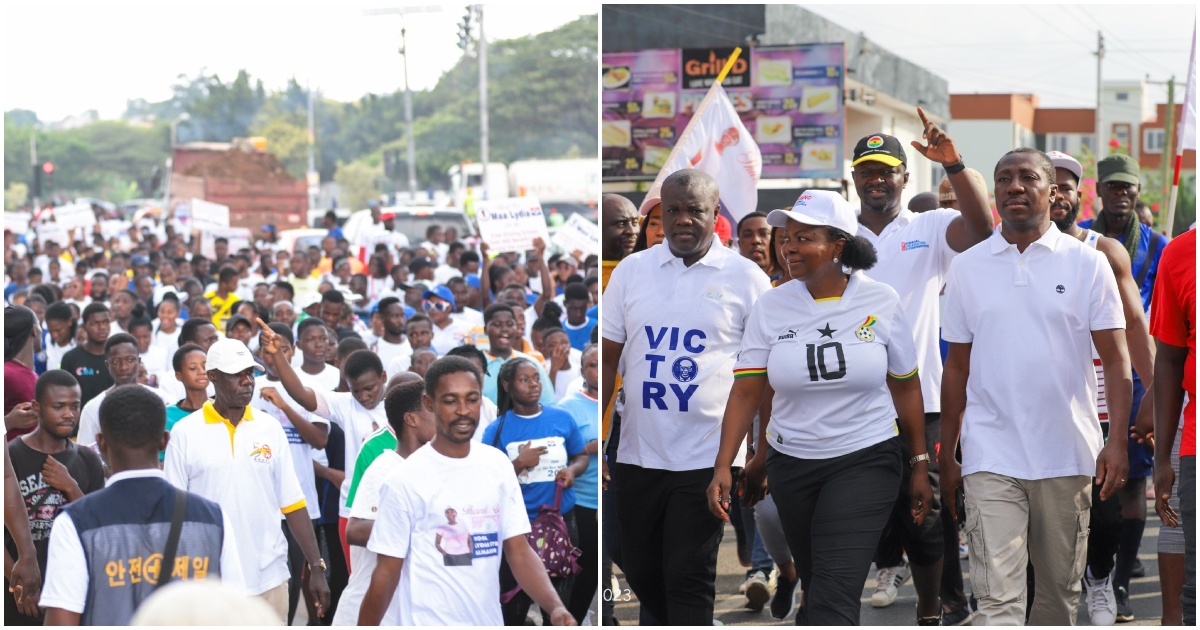 Thousands joined the health walk on March 4, 2023.
