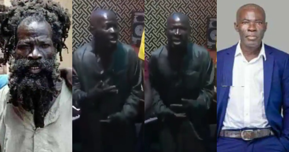 Mona Mobl3 spotted rapping like Sarkodie as he storms studio to record song in video