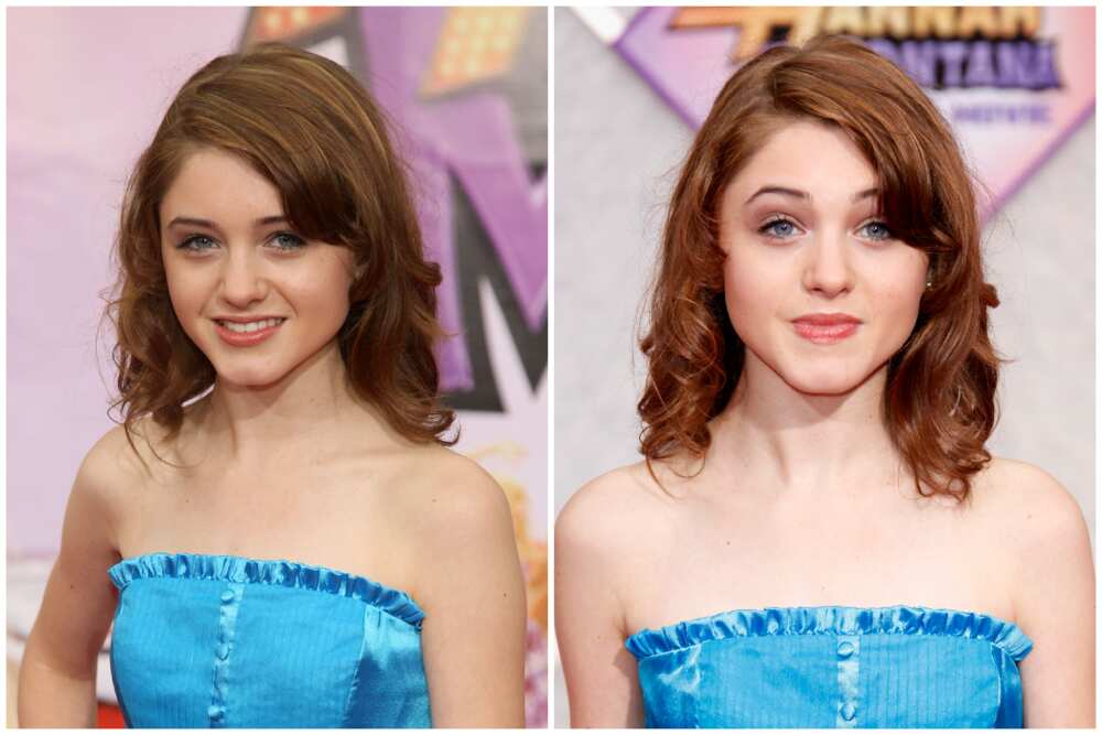 Natalia Dyer then and now