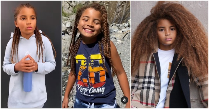 Farouk James: Child Model Flaunts Long Braids with Natural Hair in Photos,  Videos: “Most Beautiful Boy Ever” 