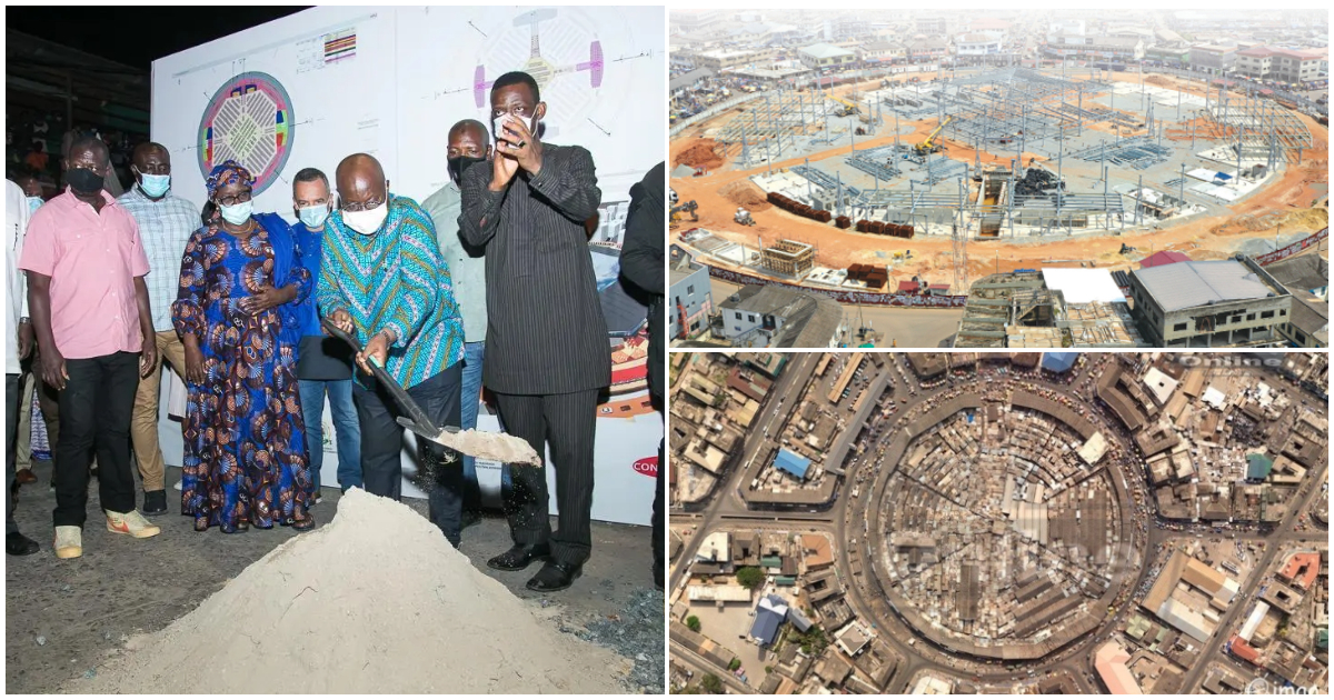 GH₵ 430 million Takoradi Market Circle nears completion, phase one is 70% complete