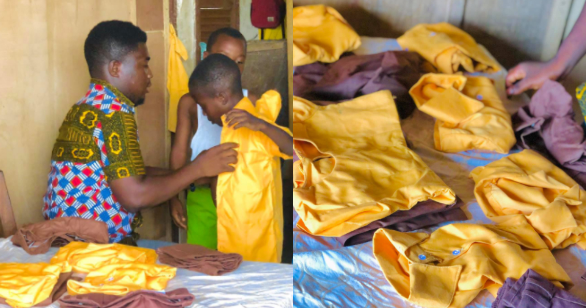 Fredrick Mensah: Ghanaian Teacher Provides Free School Uniforms for Pupils in his Class