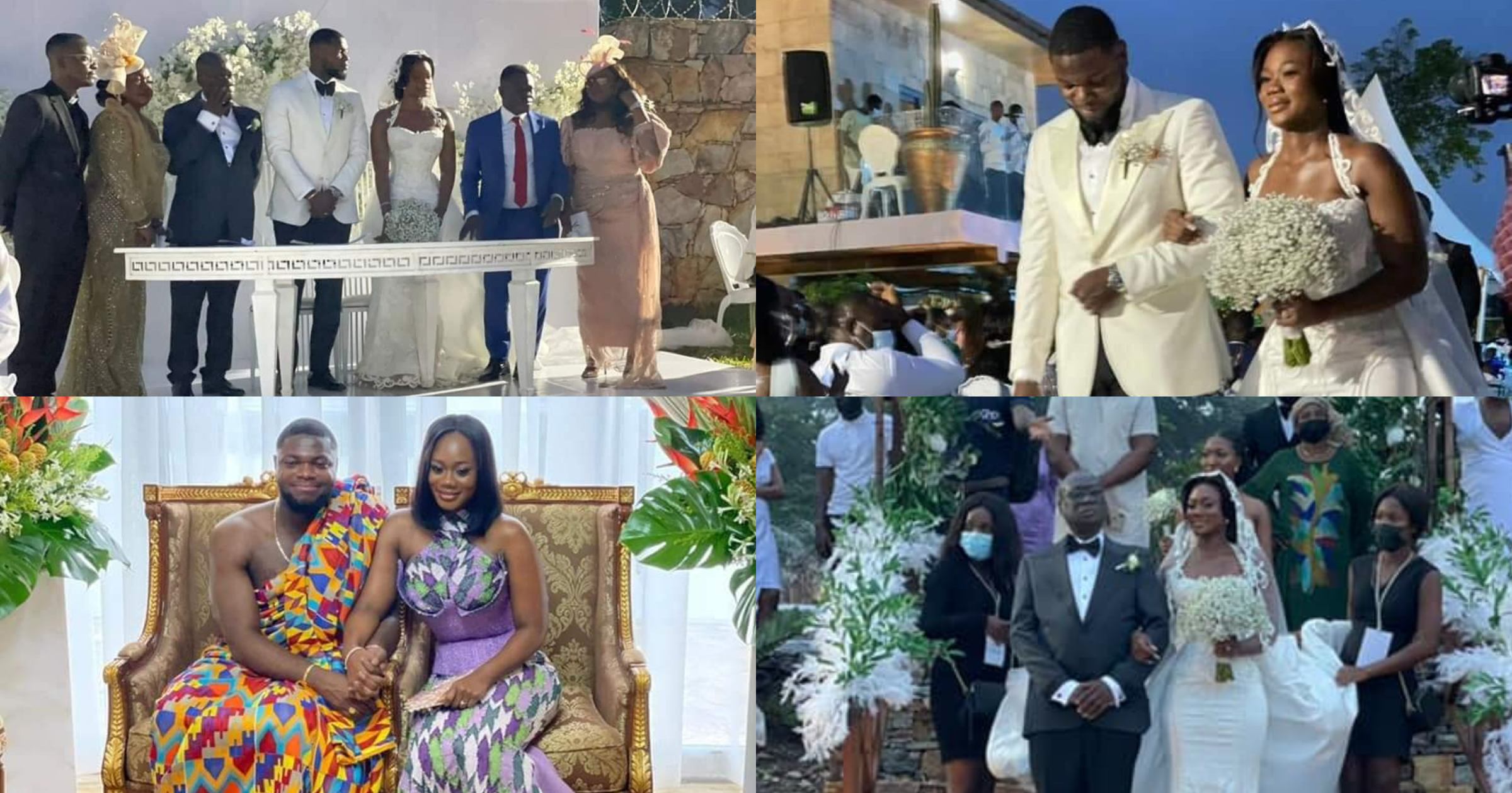 Kwame Kyei's Son Nana Boadu Marries K.K. Sarpong's Daughter Asantewaa In A Plush 'Kotoko' Wedding