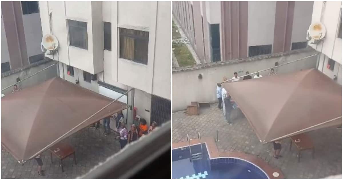 Port Harcourt, hotel, morning devotion, singing and clapping, Nigerian lady