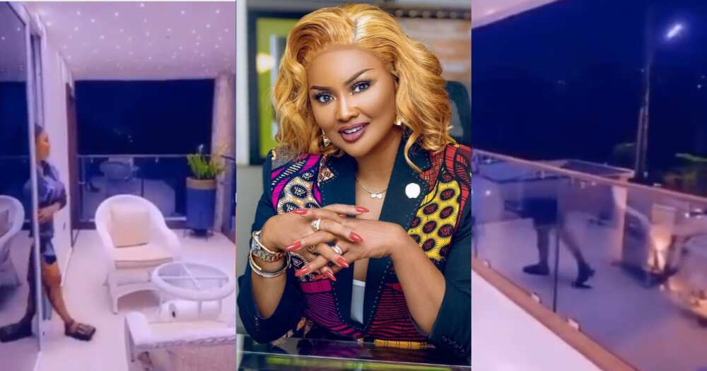 Nana Ama McBrown Mansion: Video of Actress Luxurious Glass Mansion Warms Hearts