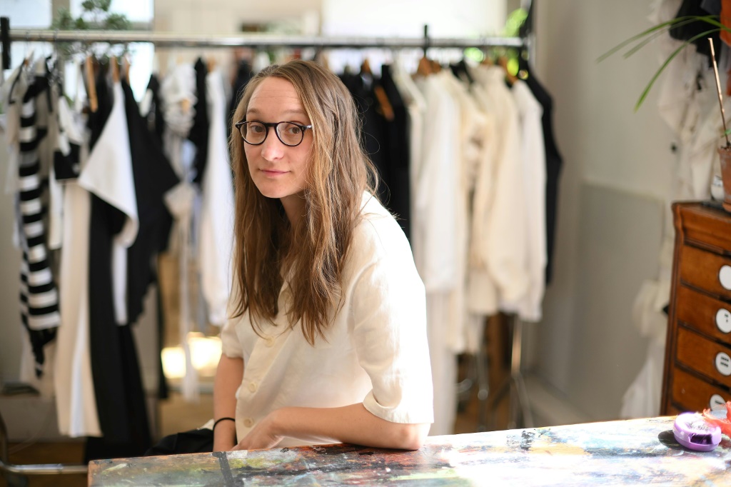Her work is a way of fighting back against excess in the fashion industry