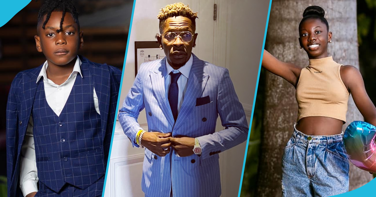 3 times Shatta Wale was the World's Best Dad, shows proof in photos, video