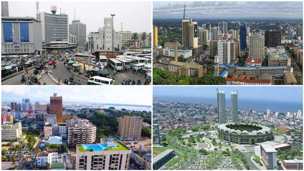 A collage of some of the ranked cities. Photo source: Face2Face Africa