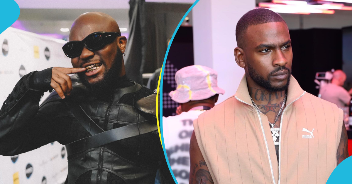 King Promise and UK rapper Skepta spotted in the studio, video excites fans: "Something cooking"