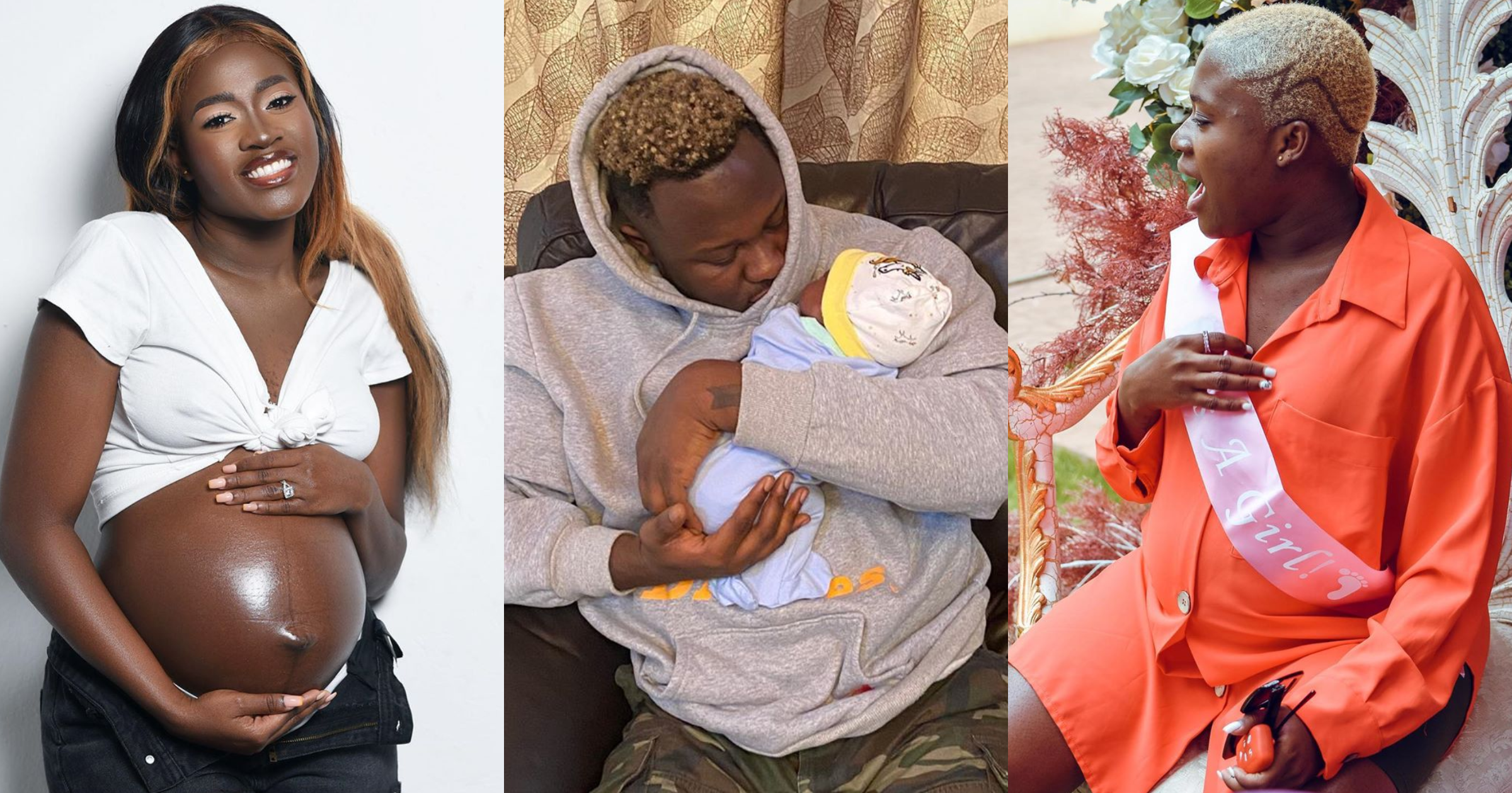 Island: Photo of Fella Makafui and Medikal's daughter being fed drops