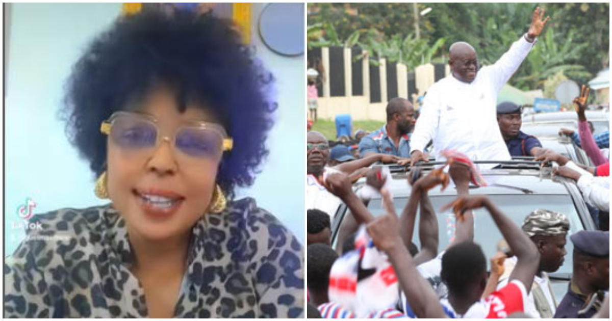 Afia Schwar condemns fellow celebs for campaigning for President Akufo-Addo