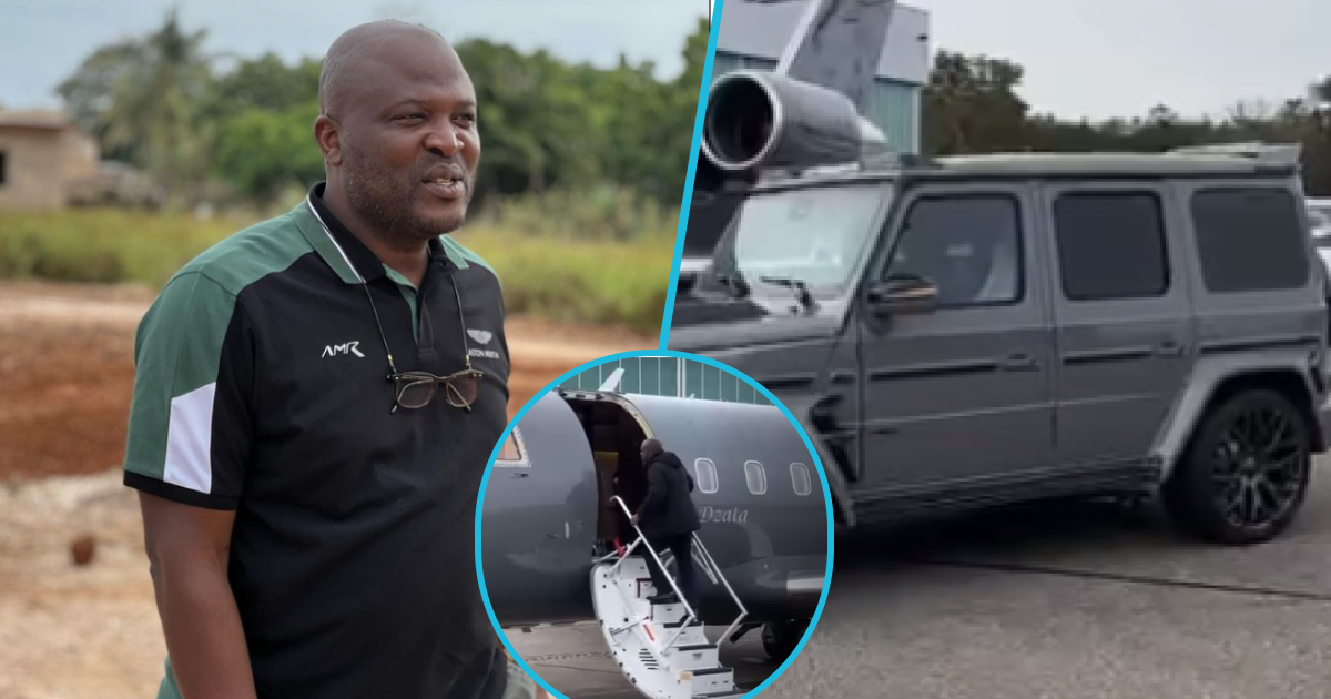 Ibrahim Mahama shows off his private jet and 2023 G-Wagon in Instagram video, fans admire