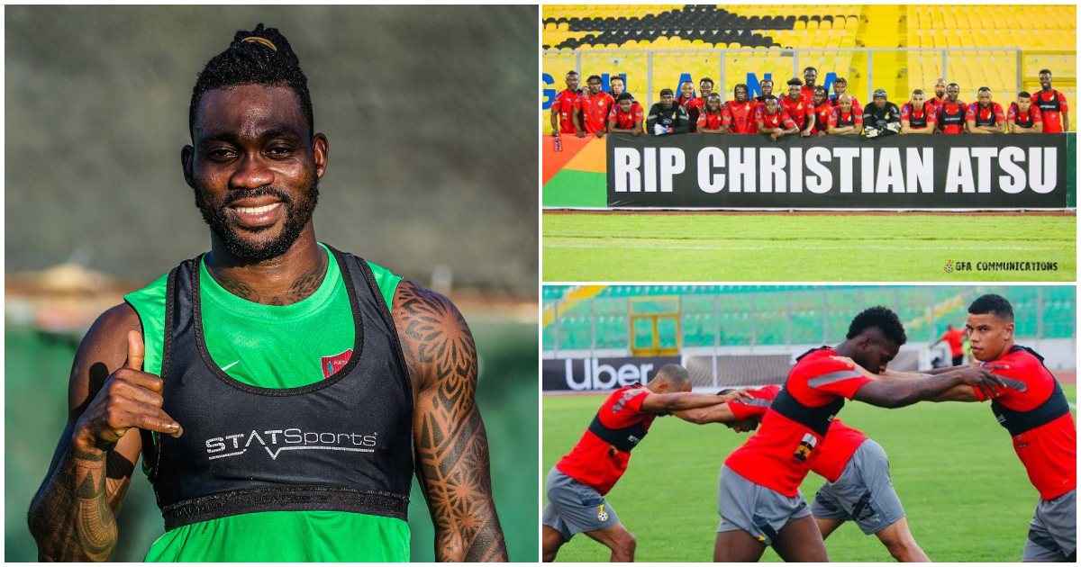 Black Stars pay tribute to Christian Atsu, Ghanaians criticise move