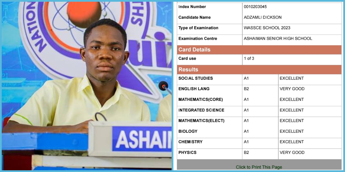 2023 WASSCE: Intelligent NSMQ contestant who got 6As needs GH¢14k or forfeit university admission